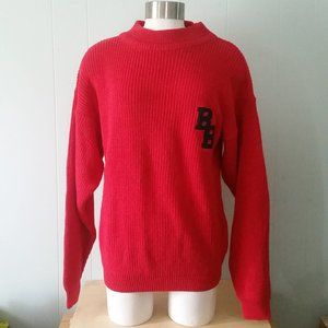 Vintage Bugle Boy Sweater Letterman Varsity Style